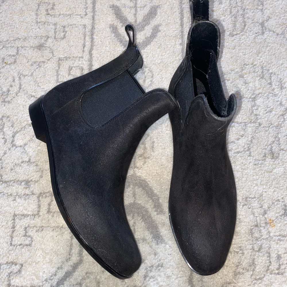 Black Suede Ankle Boots